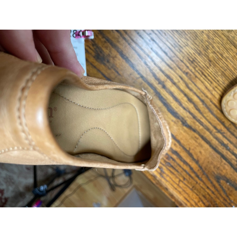 Axona Driving Moccasins Loafers Cuero Tan Leather Shoes Women Size 8M NWOB - Picture 8 of 10